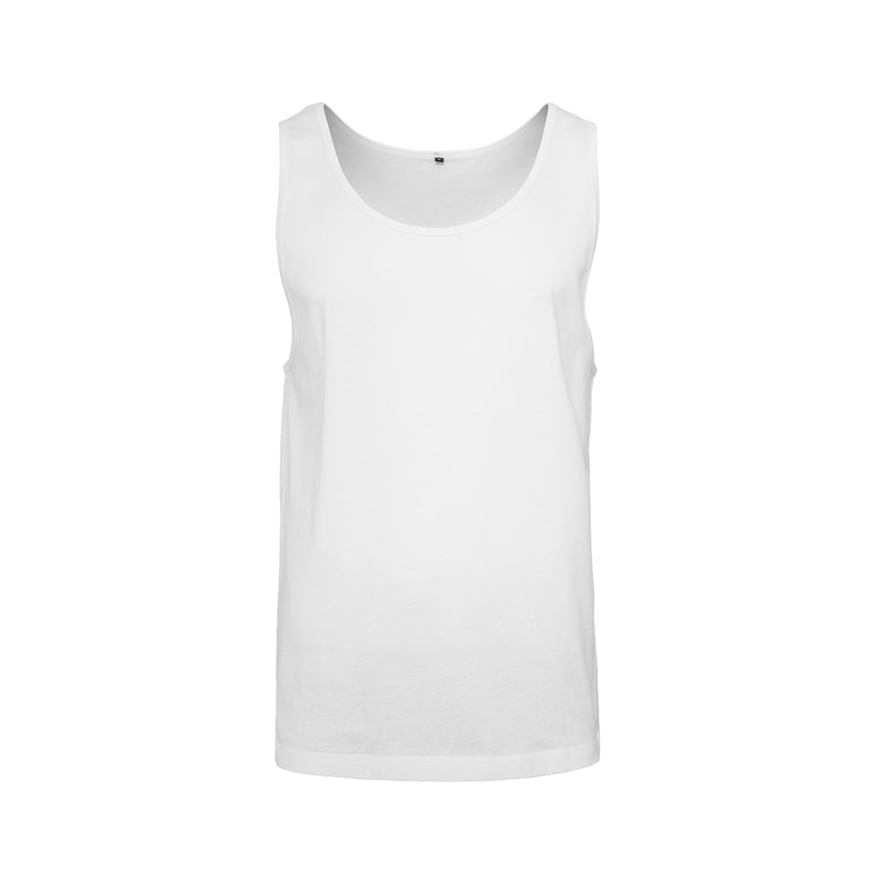 Koszulki T-Shirt - Koszulka Tank Top Big Tank - Build your Brand BY003 - White - RAVEN - koszulki reklamowe z nadrukiem, odzież reklamowa i gastronomiczna