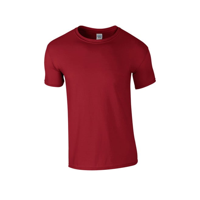 Koszulki T-Shirt - Męska koszulka Softstyle® - Gildan 64000 - Cardinal Red - RAVEN - koszulki reklamowe z nadrukiem, odzież reklamowa i gastronomiczna