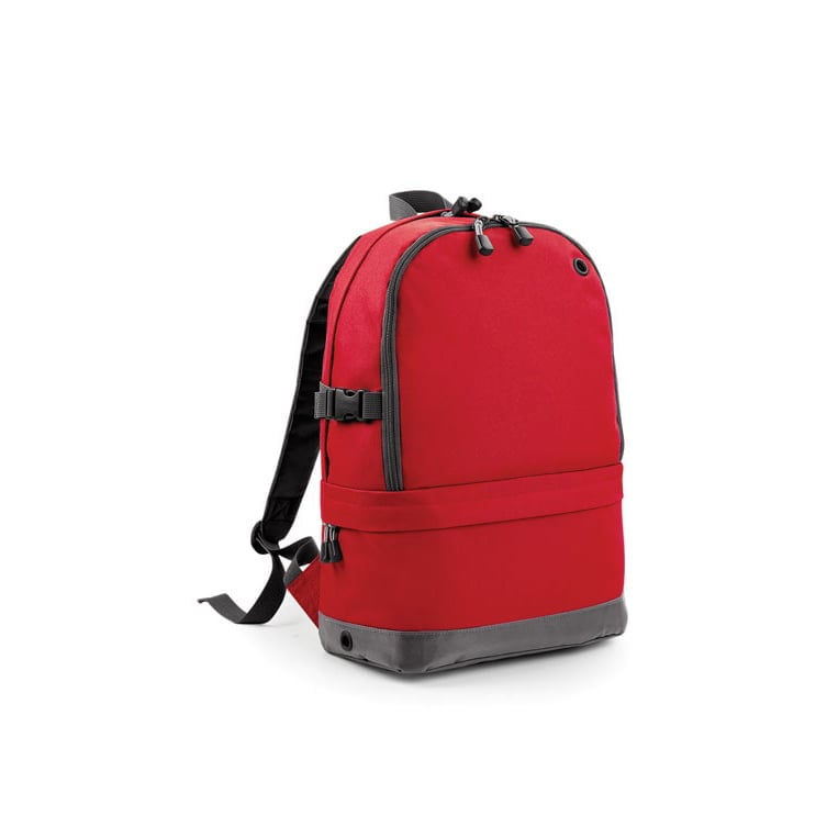 Torby i plecaki - Athleisure Pro Backpack - BG550 - Classic Red - RAVEN - koszulki reklamowe z nadrukiem, odzież reklamowa i gastronomiczna