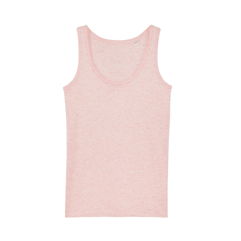 Koszulki T-Shirt - Damski Tank Top Stella Dreamer - STTW013 - Cream Heather Pink - RAVEN - koszulki reklamowe z nadrukiem, odzież reklamowa i gastronomiczna