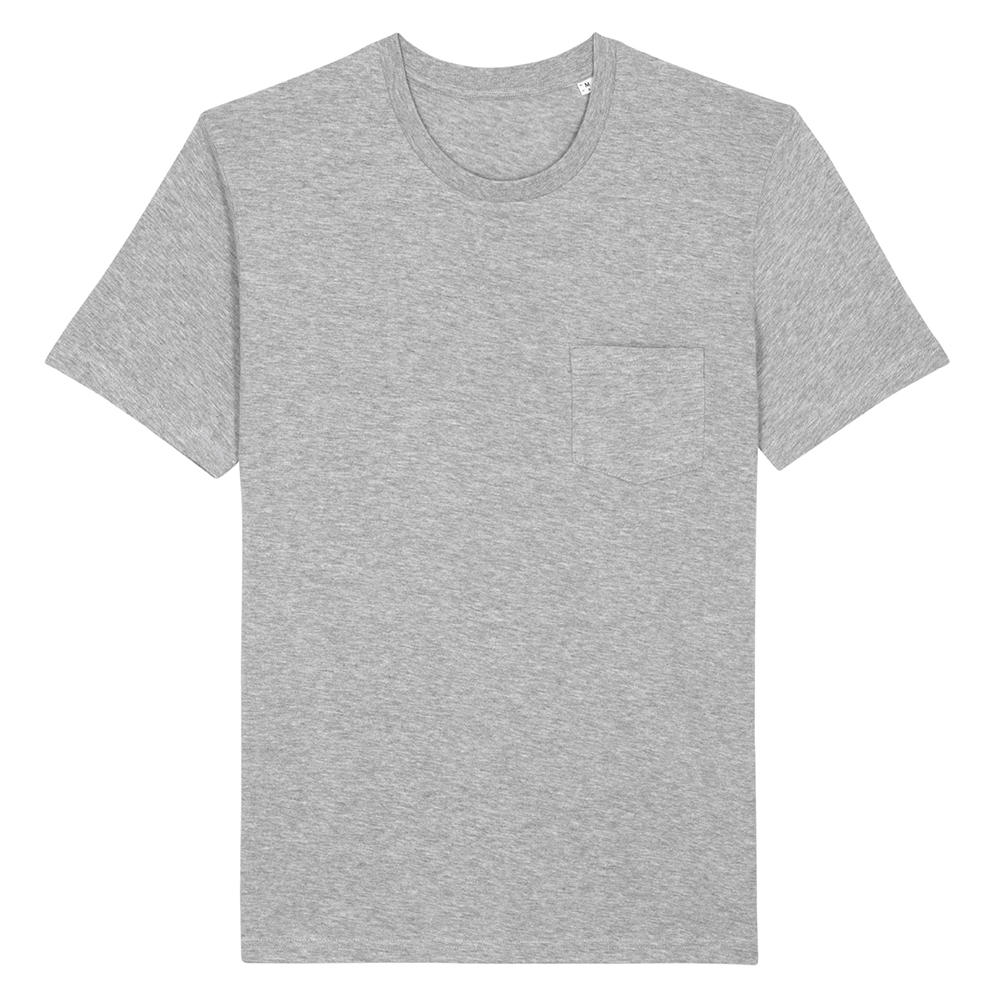 Koszulki T-Shirt - T-shirt unisex Creator Pocket - STTU830 - Heather Grey - RAVEN - koszulki reklamowe z nadrukiem, odzież reklamowa i gastronomiczna