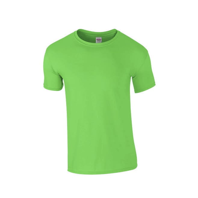 Koszulki T-Shirt - Męska koszulka Softstyle® - Gildan 64000 - Electric Green - RAVEN - koszulki reklamowe z nadrukiem, odzież reklamowa i gastronomiczna