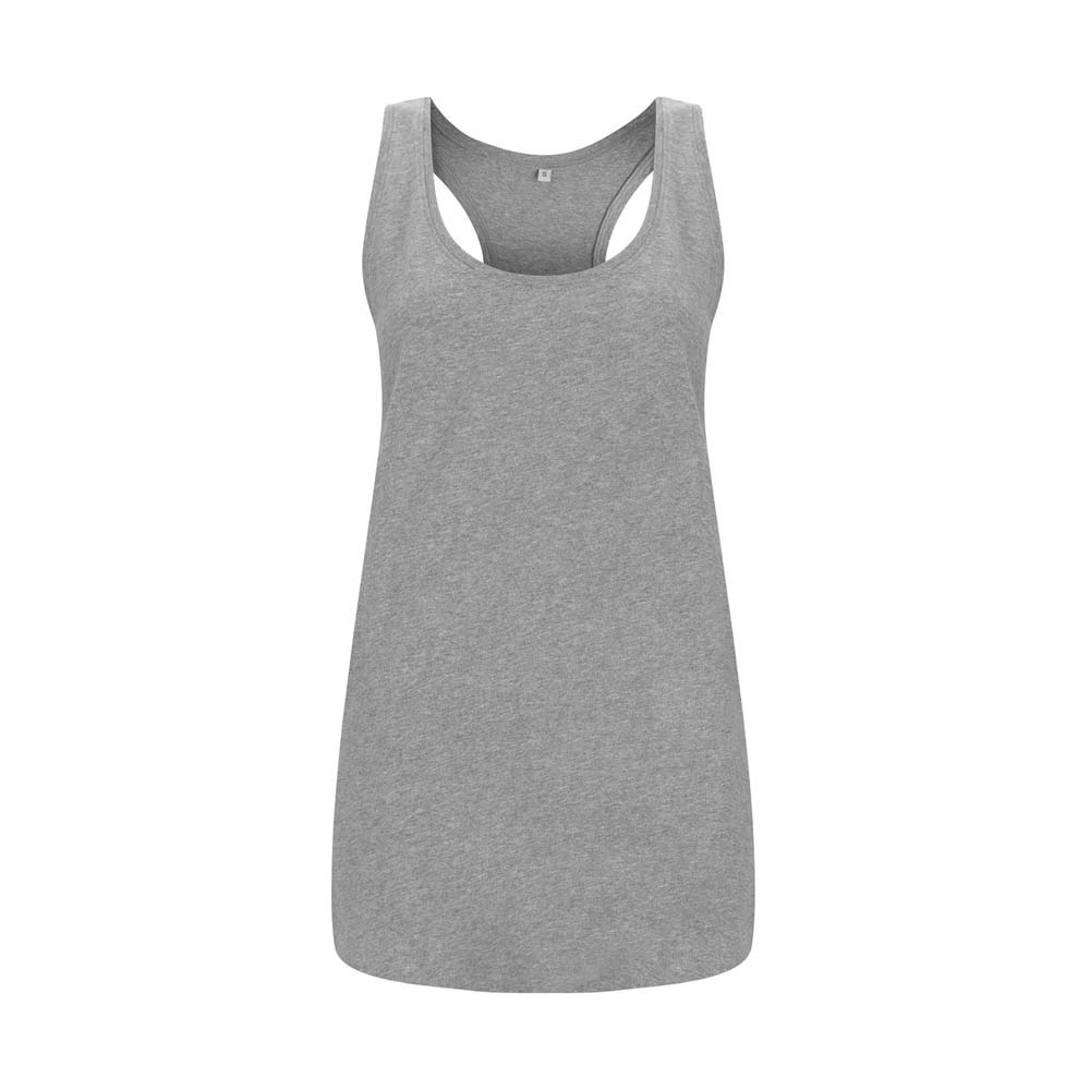 Koszulki T-Shirt - Damski Tank Top Racerback EP17 - MGY - Melange Grey - RAVEN - koszulki reklamowe z nadrukiem, odzież reklamowa i gastronomiczna