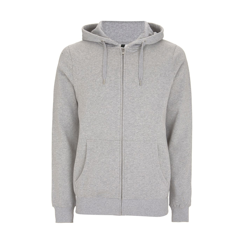 Bluzy - Bluza Unisex z Zamkiem Hoody EP51Z - MGY - Melange Grey - RAVEN - koszulki reklamowe z nadrukiem, odzież reklamowa i gastronomiczna