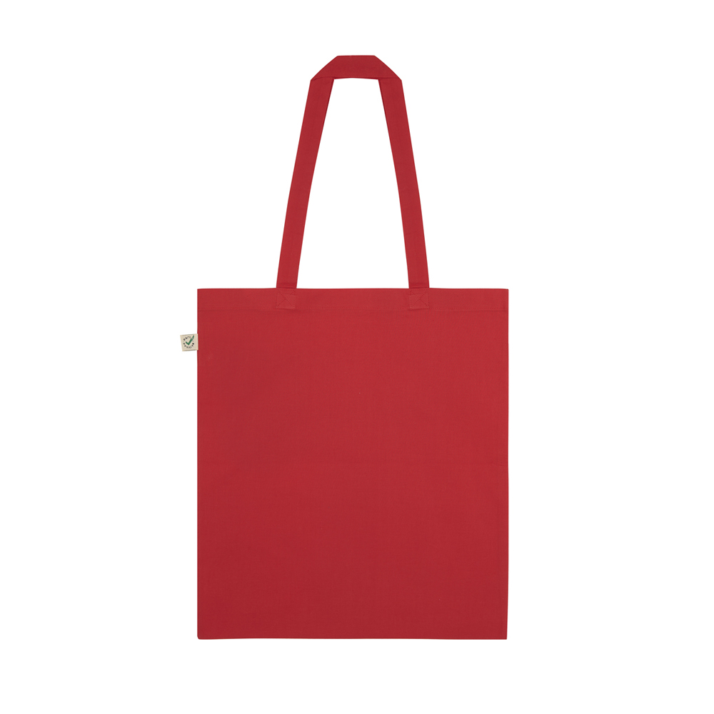 Torby i plecaki - Klasyczna torba shopper tote bag EP70 - RE - Red - RAVEN - koszulki reklamowe z nadrukiem, odzież reklamowa i gastronomiczna