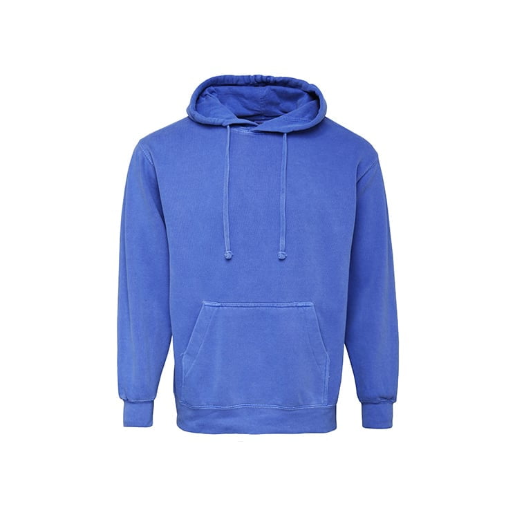 Bluzy - Męska bluza Hooded CC - Comfort Colors 1567 - Flo Blue - RAVEN - koszulki reklamowe z nadrukiem, odzież reklamowa i gastronomiczna