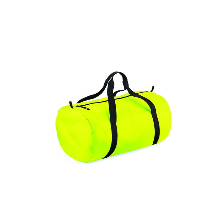 Torby i plecaki - Packaway Barrel Bag - BG150 - Fluorescent Yellow - RAVEN - koszulki reklamowe z nadrukiem, odzież reklamowa i gastronomiczna