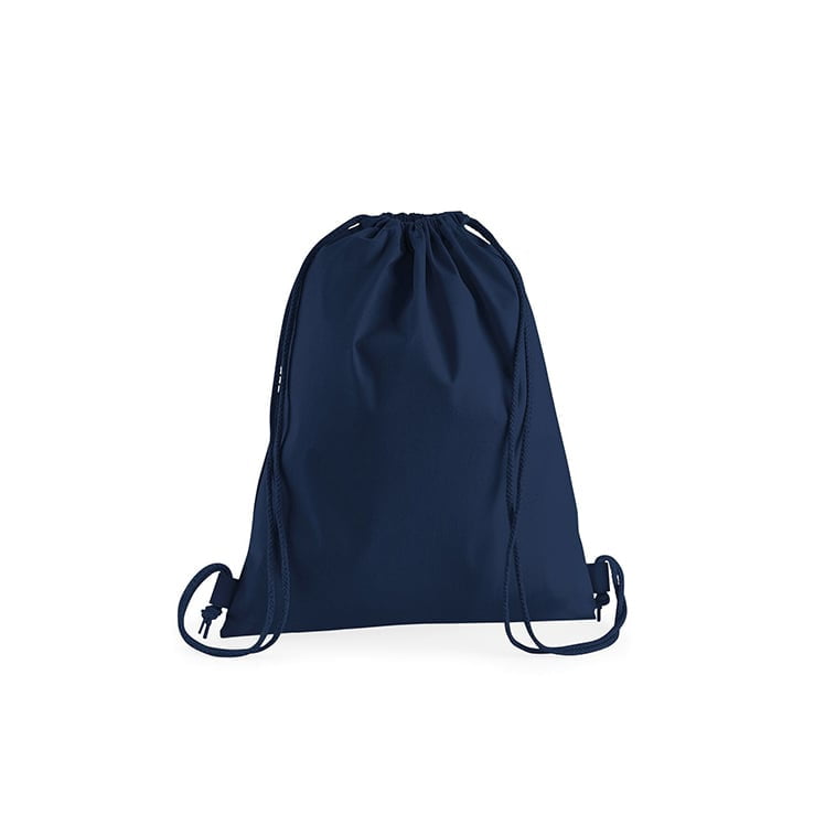 Torby i plecaki - Premium Cotton Gymsac - W210 - French Navy - RAVEN - koszulki reklamowe z nadrukiem, odzież reklamowa i gastronomiczna