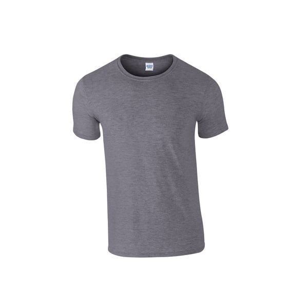 Koszulki T-Shirt - Męska koszulka Softstyle® - Gildan 64000 - Graphite Heather - RAVEN - koszulki reklamowe z nadrukiem, odzież reklamowa i gastronomiczna