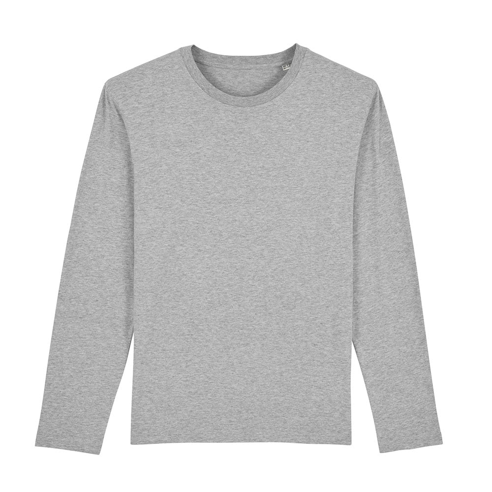 Koszulki T-Shirt - Męski Longsleeve Stanley Shuffler - STTM560 - Heather Grey - RAVEN - koszulki reklamowe z nadrukiem, odzież reklamowa i gastronomiczna