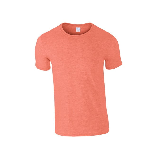 Koszulki T-Shirt - Męska koszulka Softstyle® - Gildan 64000 - Heather Orange - RAVEN - koszulki reklamowe z nadrukiem, odzież reklamowa i gastronomiczna