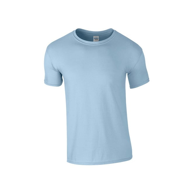 Koszulki T-Shirt - Męska koszulka Softstyle® - Gildan 64000 - Light Blue - RAVEN - koszulki reklamowe z nadrukiem, odzież reklamowa i gastronomiczna