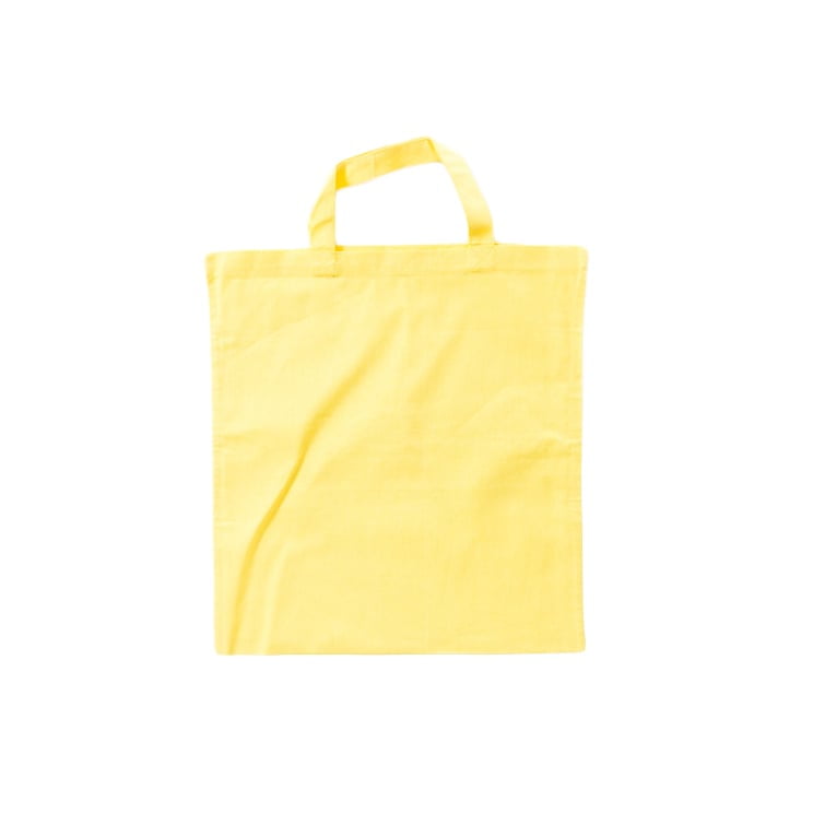 Torby i plecaki - Cotton bag, short handles - XT002 - Light Yellow - RAVEN - koszulki reklamowe z nadrukiem, odzież reklamowa i gastronomiczna