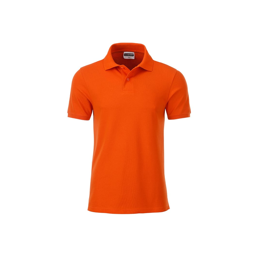 Koszulki Polo - Męska koszulka polo Basic - 8110 - Dark Orange - RAVEN - koszulki reklamowe z nadrukiem, odzież reklamowa i gastronomiczna