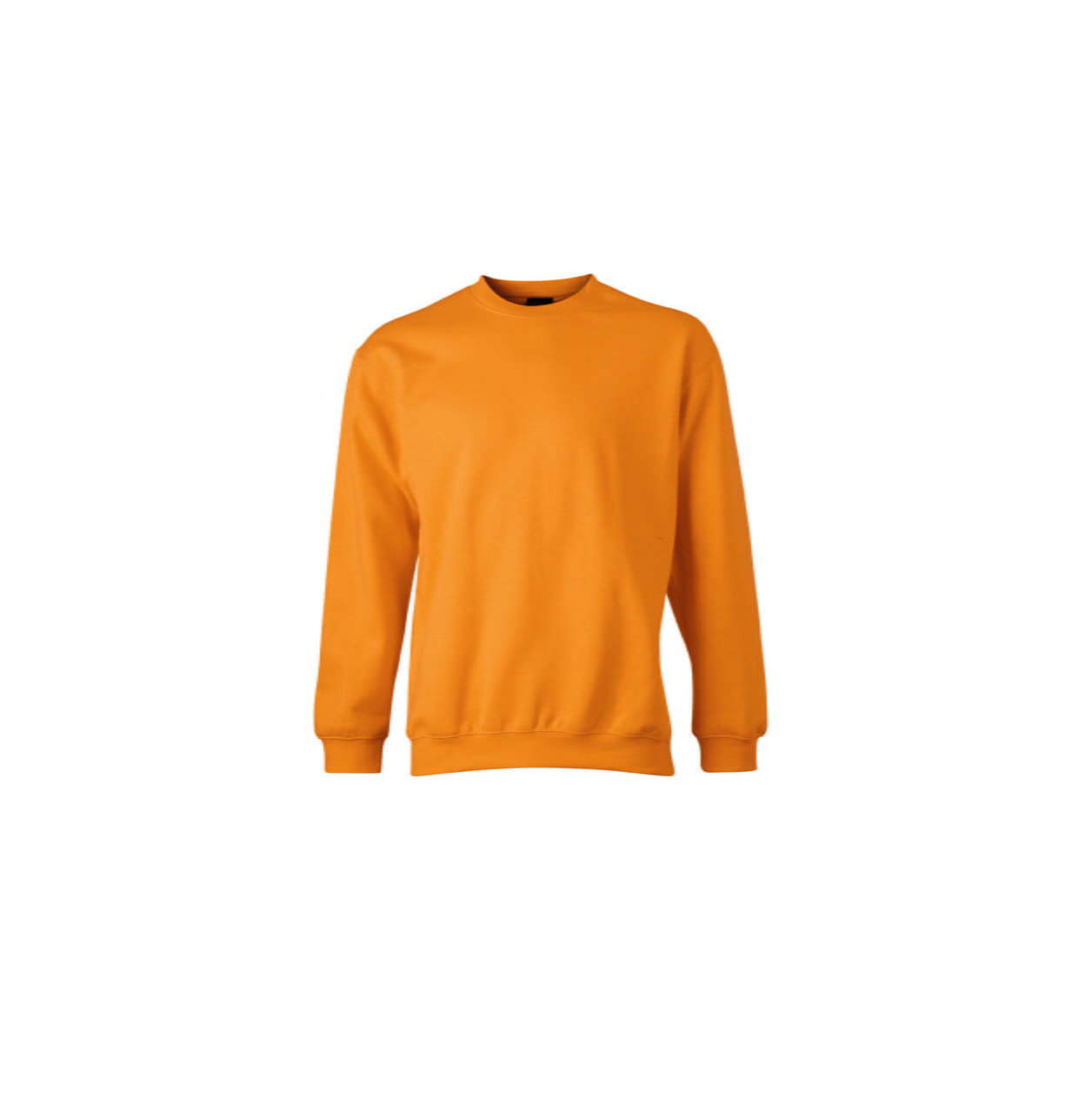 Bluzy - Bluza Crewneck Heavy - James & Nicholson JN040 - Orange - RAVEN - koszulki reklamowe z nadrukiem, odzież reklamowa i gastronomiczna