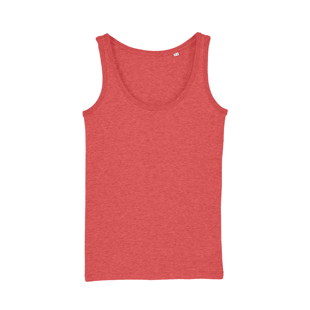 Koszulki T-Shirt - Damski Tank Top Stella Dreamer - STTW013 - Mid Heather Red - RAVEN - koszulki reklamowe z nadrukiem, odzież reklamowa i gastronomiczna