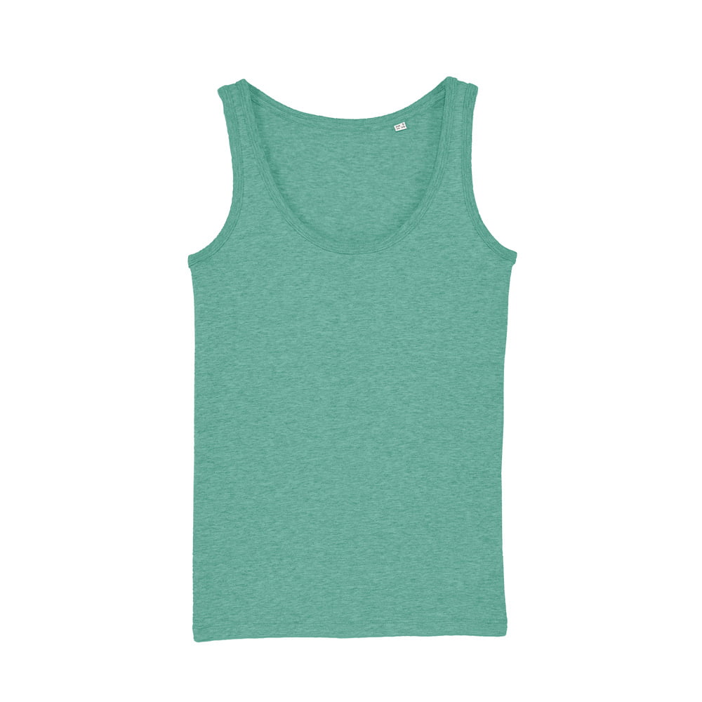 Koszulki T-Shirt - Damski Tank Top Stella Dreamer - STTW013 - Mid Heather Green - RAVEN - koszulki reklamowe z nadrukiem, odzież reklamowa i gastronomiczna