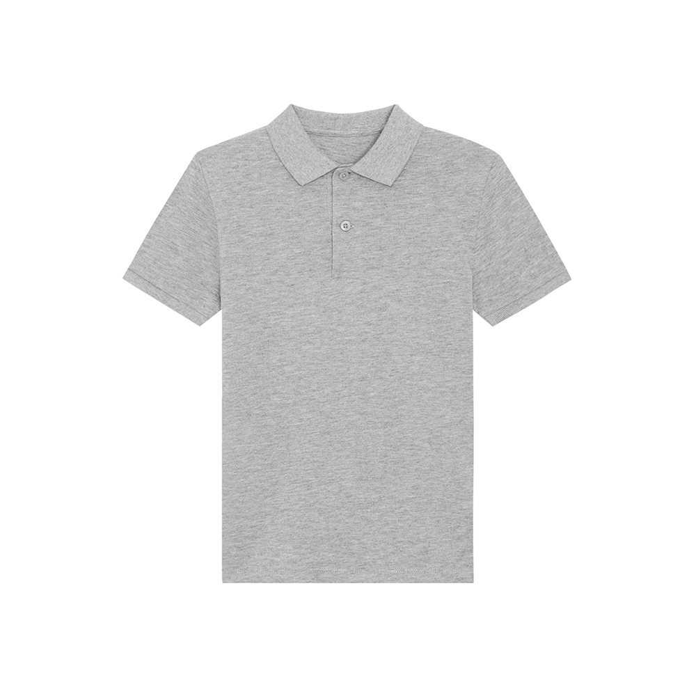 Odzież dziecięca - Polo shirt Mini Sprinter - STPK908 - Heather Grey - RAVEN - koszulki reklamowe z nadrukiem, odzież reklamowa i gastronomiczna