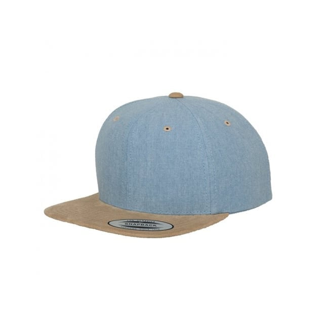 Czapka Snapback Chambray-Suede