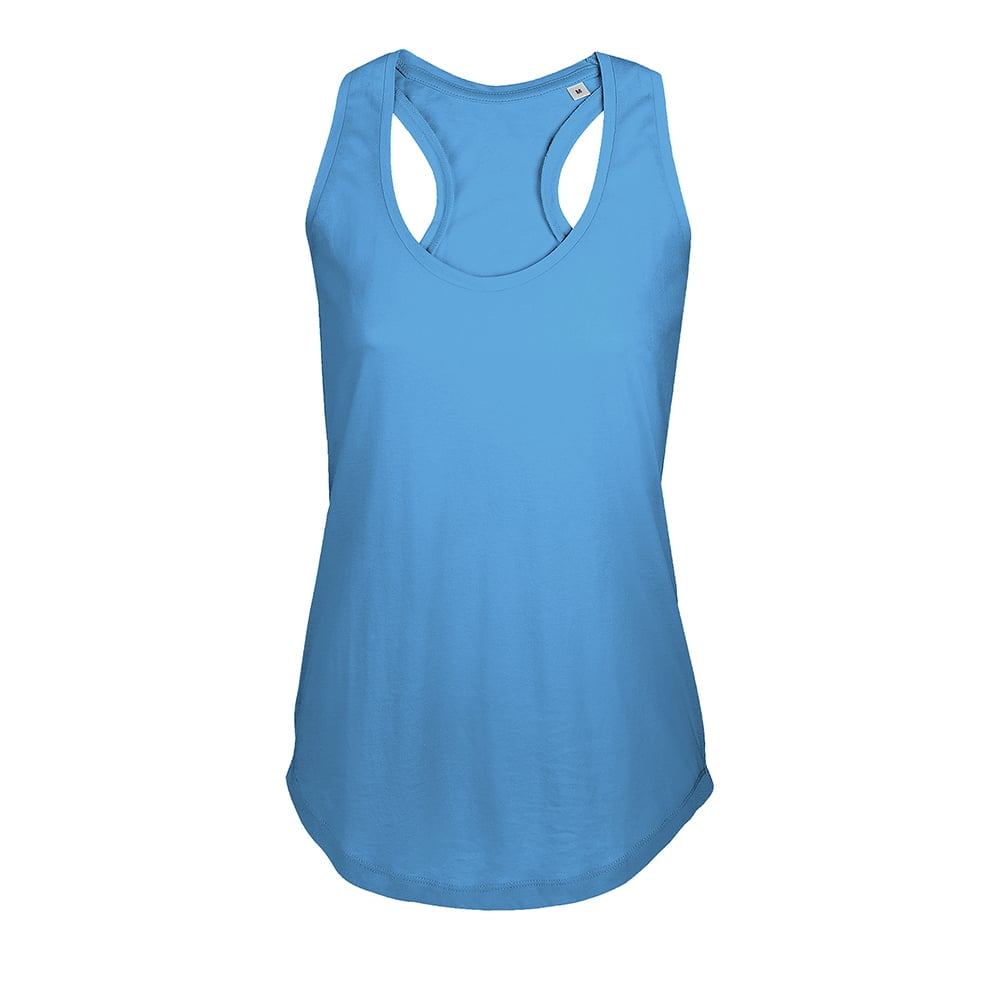 Koszulki T-Shirt - Damski Tank Top Moka - Sol's 00579 - Aqua - RAVEN - koszulki reklamowe z nadrukiem, odzież reklamowa i gastronomiczna