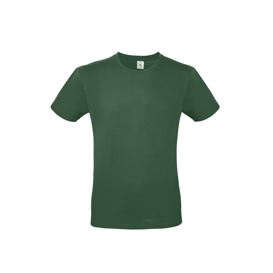 Koszulki T-Shirt - Męska koszulka #E150 - B&C TU01T - Bottle Green - RAVEN - koszulki reklamowe z nadrukiem, odzież reklamowa i gastronomiczna