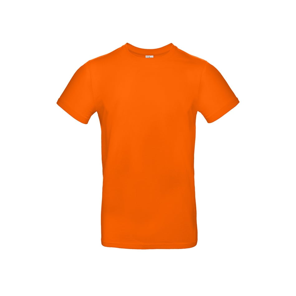 Koszulki T-Shirt - Męska koszulka #E190 - B&C TU03T - Orange - RAVEN - koszulki reklamowe z nadrukiem, odzież reklamowa i gastronomiczna