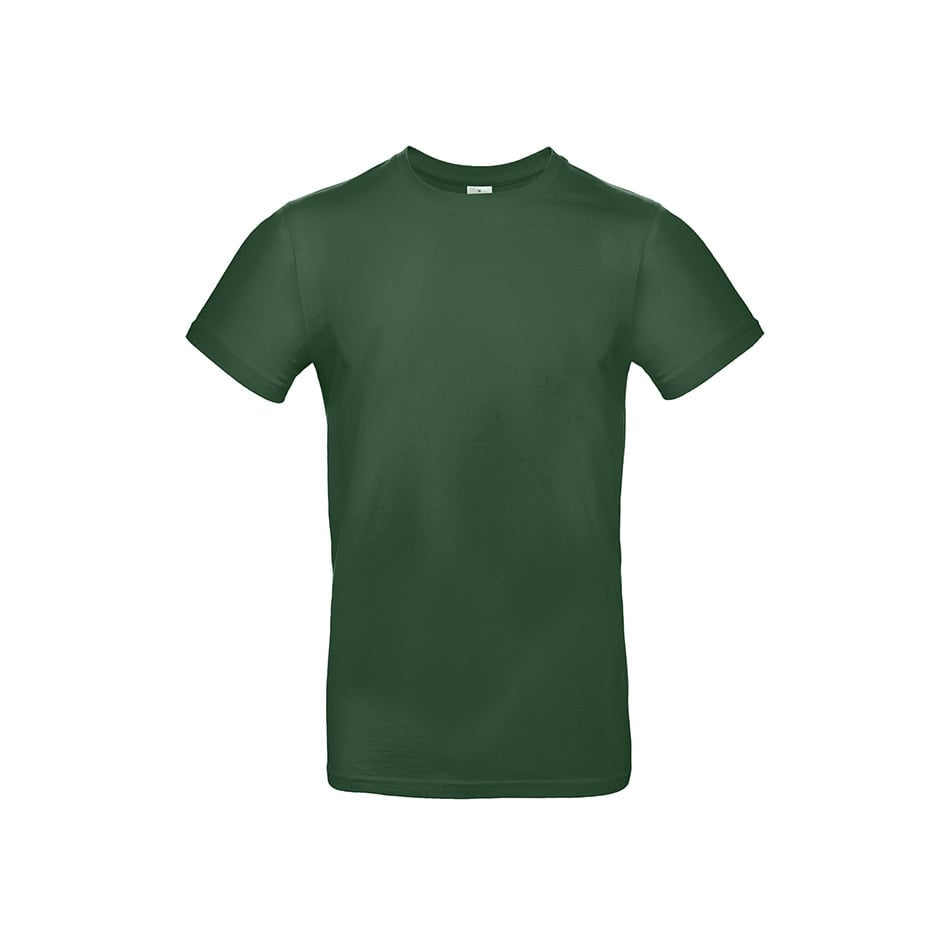 Koszulki T-Shirt - Męska koszulka #E190 - B&C TU03T - Bottle Green - RAVEN - koszulki reklamowe z nadrukiem, odzież reklamowa i gastronomiczna