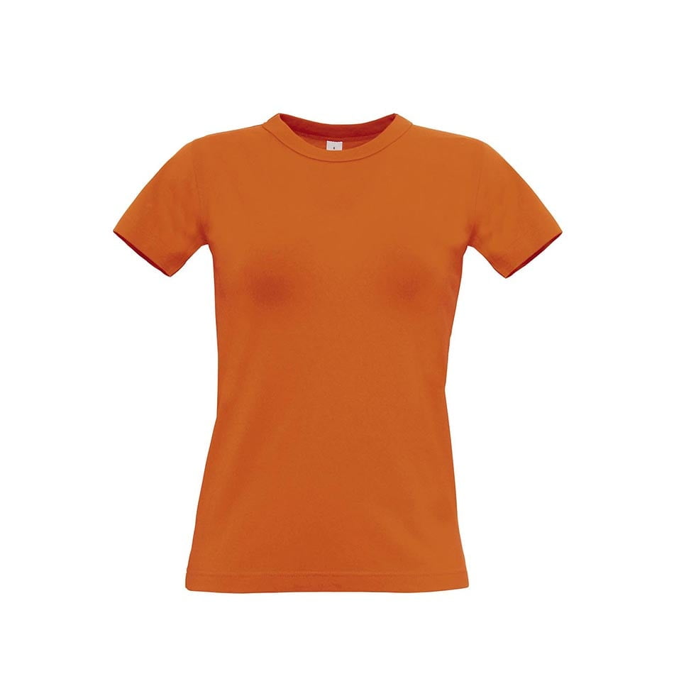 Koszulki T-Shirt - Damska koszulka Exact 190 - B&C TW040 - Orange - RAVEN - koszulki reklamowe z nadrukiem, odzież reklamowa i gastronomiczna