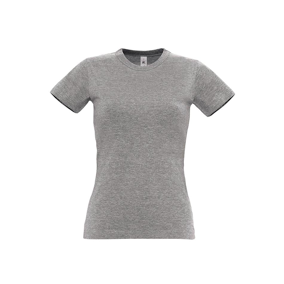 Koszulki T-Shirt - Damska koszulka Exact 190 - B&C TW040 - Sport Grey (Heather) - RAVEN - koszulki reklamowe z nadrukiem, odzież reklamowa i gastronomiczna