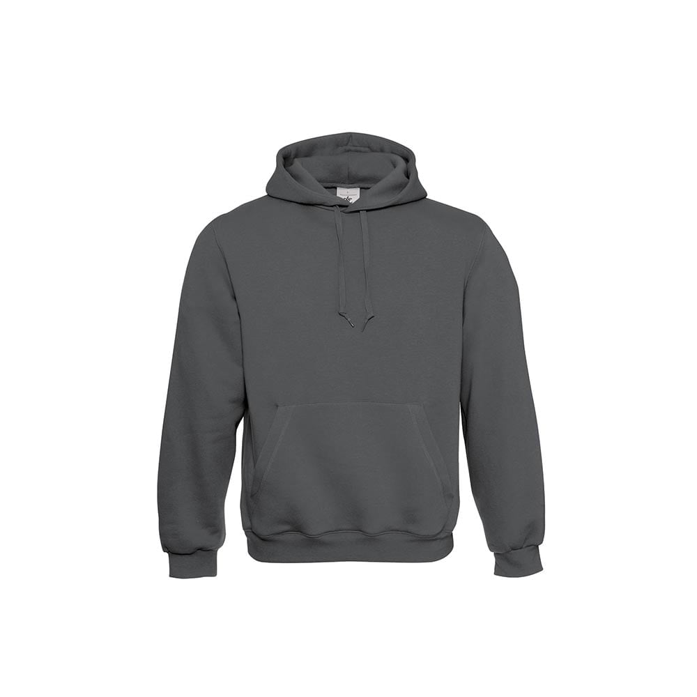 Bluzy - Klasyczna bluza Hooded - B&C WU620 - Steel Grey (Solid) - RAVEN - koszulki reklamowe z nadrukiem, odzież reklamowa i gastronomiczna