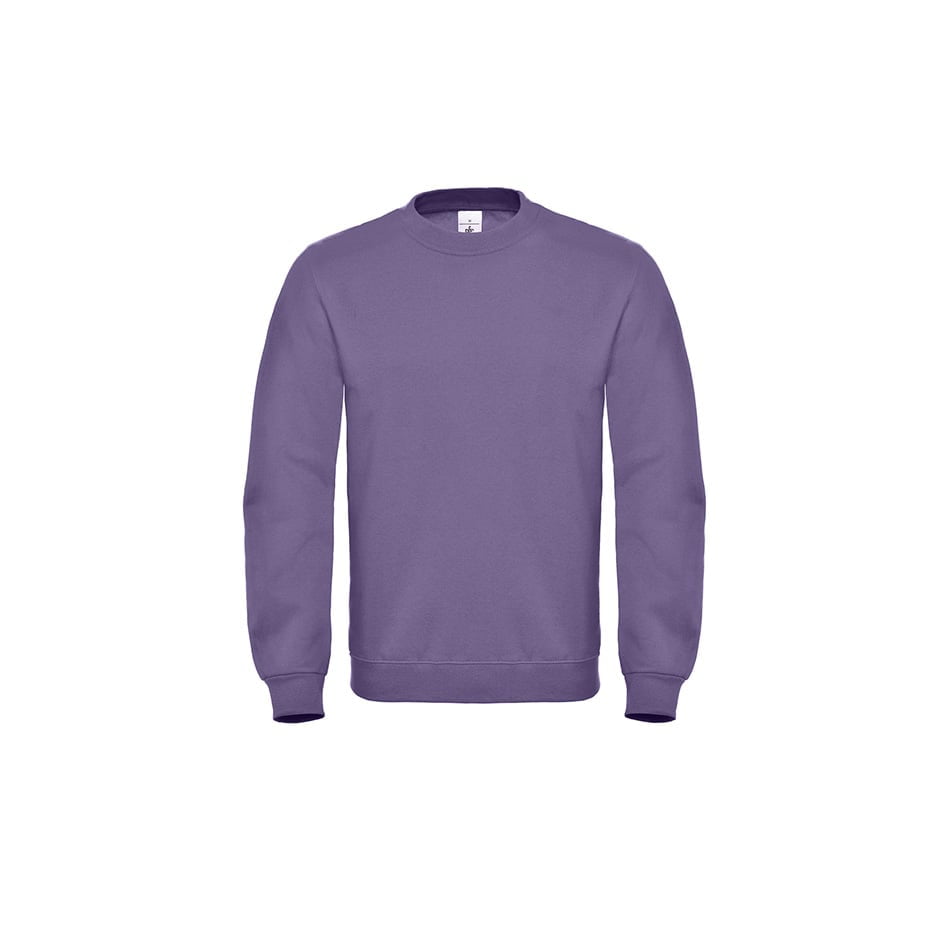 Bluzy - Bluza Crewneck ID.002 Cotton Rich - B&C WUI20 - Millennial Lilac - RAVEN - koszulki reklamowe z nadrukiem, odzież reklamowa i gastronomiczna