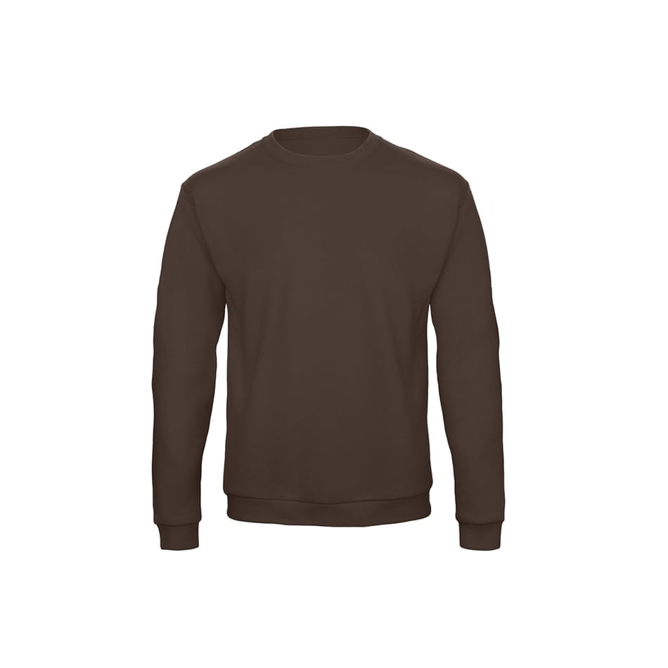 Bluzy - Bluza Crewneck ID.202 - B&C WUI23 - Brown - RAVEN - koszulki reklamowe z nadrukiem, odzież reklamowa i gastronomiczna