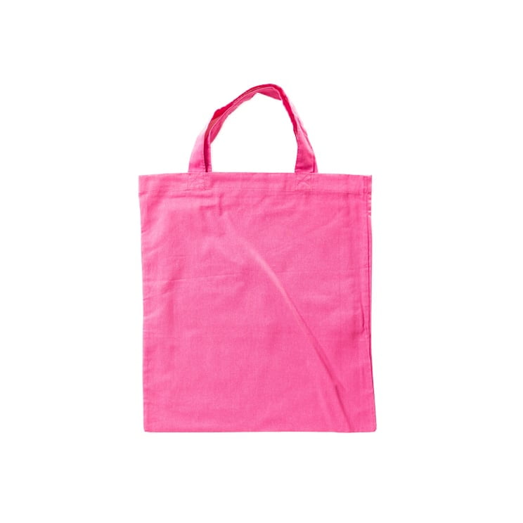 Torby i plecaki - Cotton bag, short handles - XT002 - Pink - RAVEN - koszulki reklamowe z nadrukiem, odzież reklamowa i gastronomiczna