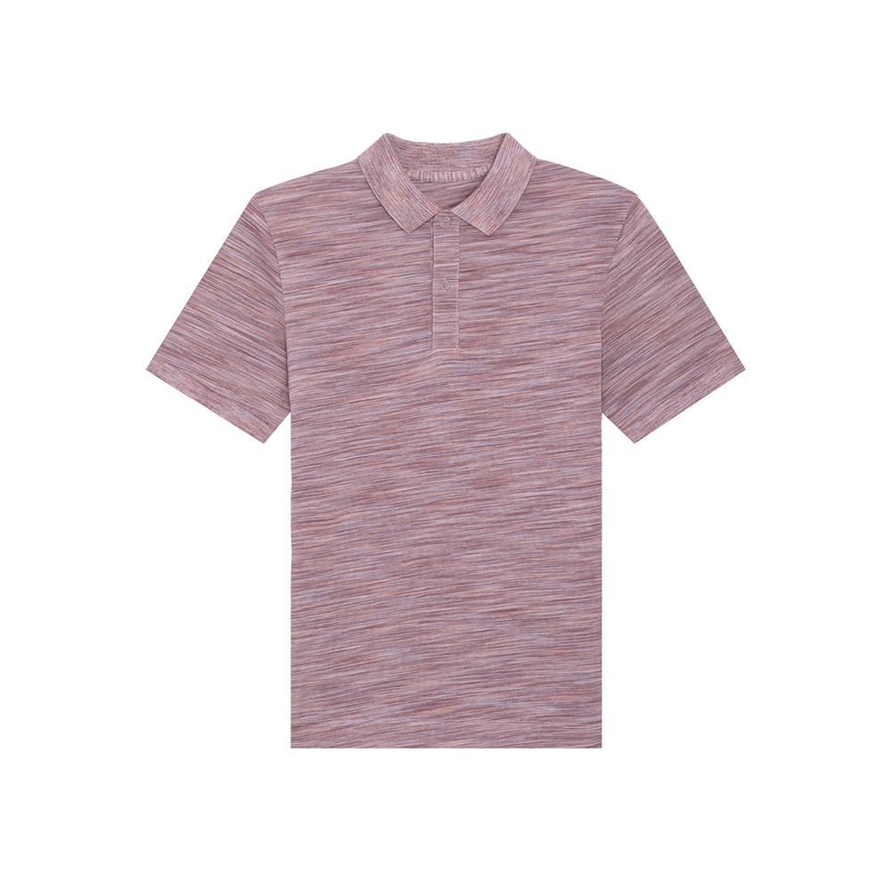 Koszulki Polo - Koszulka polo unisex Prepster Space Dye - STPU334 - Hibiscus Rose Space Dyed - RAVEN - koszulki reklamowe z nadrukiem, odzież reklamowa i gastronomiczna