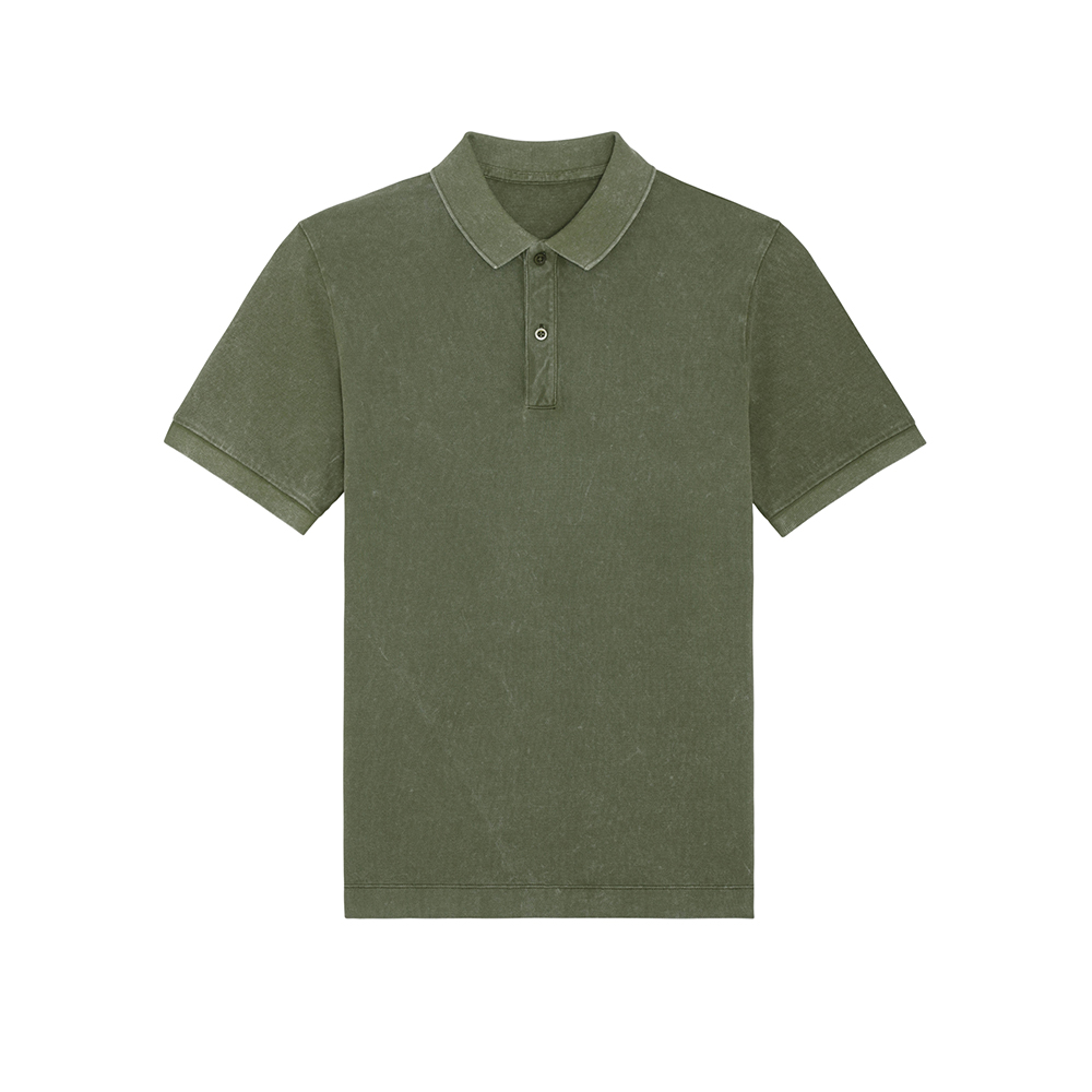 Koszulki Polo - Koszulka polo unisex Prepster Vintage - STPU335 - Khaki - RAVEN - koszulki reklamowe z nadrukiem, odzież reklamowa i gastronomiczna