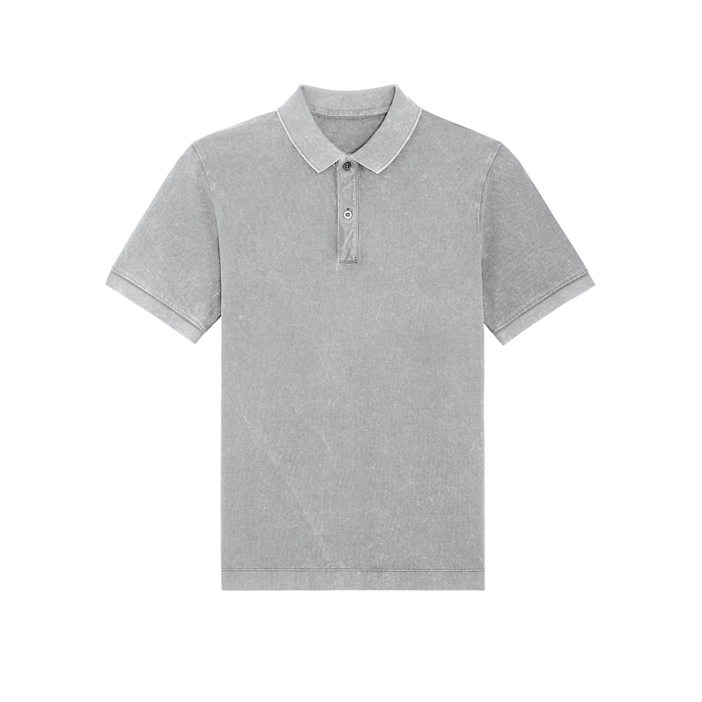 Koszulki Polo - Koszulka polo unisex Prepster Vintage - STPU335 - Light Grey - RAVEN - koszulki reklamowe z nadrukiem, odzież reklamowa i gastronomiczna