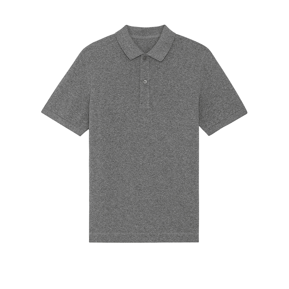 Koszulki Polo - Koszulka polo unisex Prepster - STPU331 - Black Heather Mid Grey - RAVEN - koszulki reklamowe z nadrukiem, odzież reklamowa i gastronomiczna