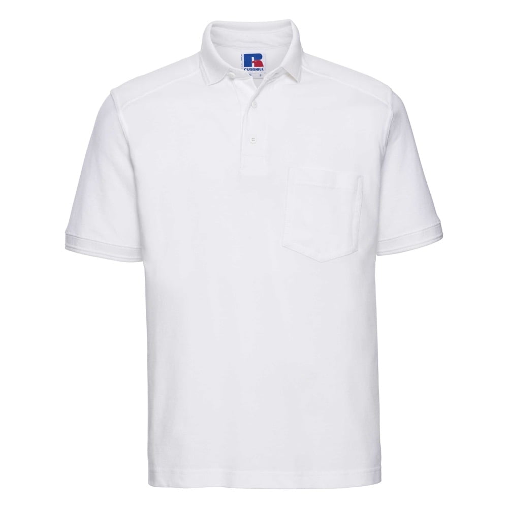 Koszulki Polo - Koszulka robocza Workwear - R-011M-0 - White - RAVEN - koszulki reklamowe z nadrukiem, odzież reklamowa i gastronomiczna