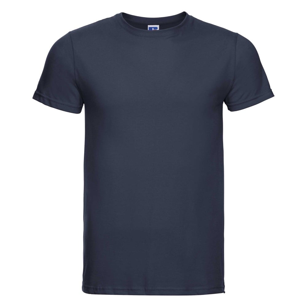 Koszulki T-Shirt - Męska koszulka Slim Fit - Russell R-155M-0 - French Navy - RAVEN - koszulki reklamowe z nadrukiem, odzież reklamowa i gastronomiczna