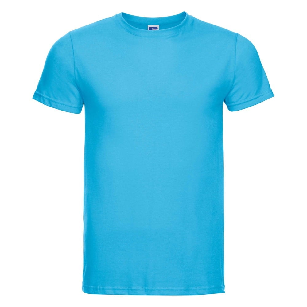 Koszulki T-Shirt - Męska koszulka Slim Fit - Russell R-155M-0 - Turquoise - RAVEN - koszulki reklamowe z nadrukiem, odzież reklamowa i gastronomiczna