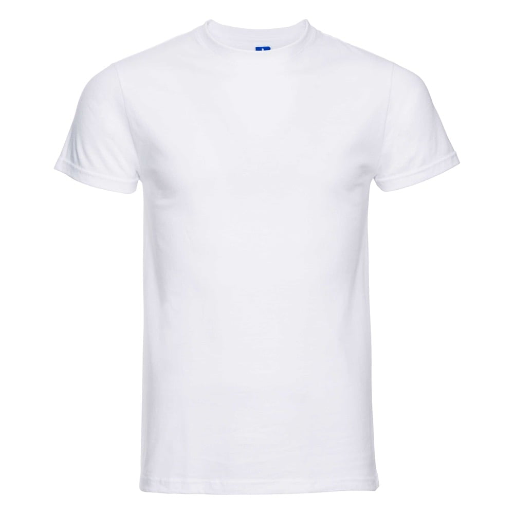 Koszulki T-Shirt - Męska koszulka Slim Fit - Russell R-155M-0 - White - RAVEN - koszulki reklamowe z nadrukiem, odzież reklamowa i gastronomiczna