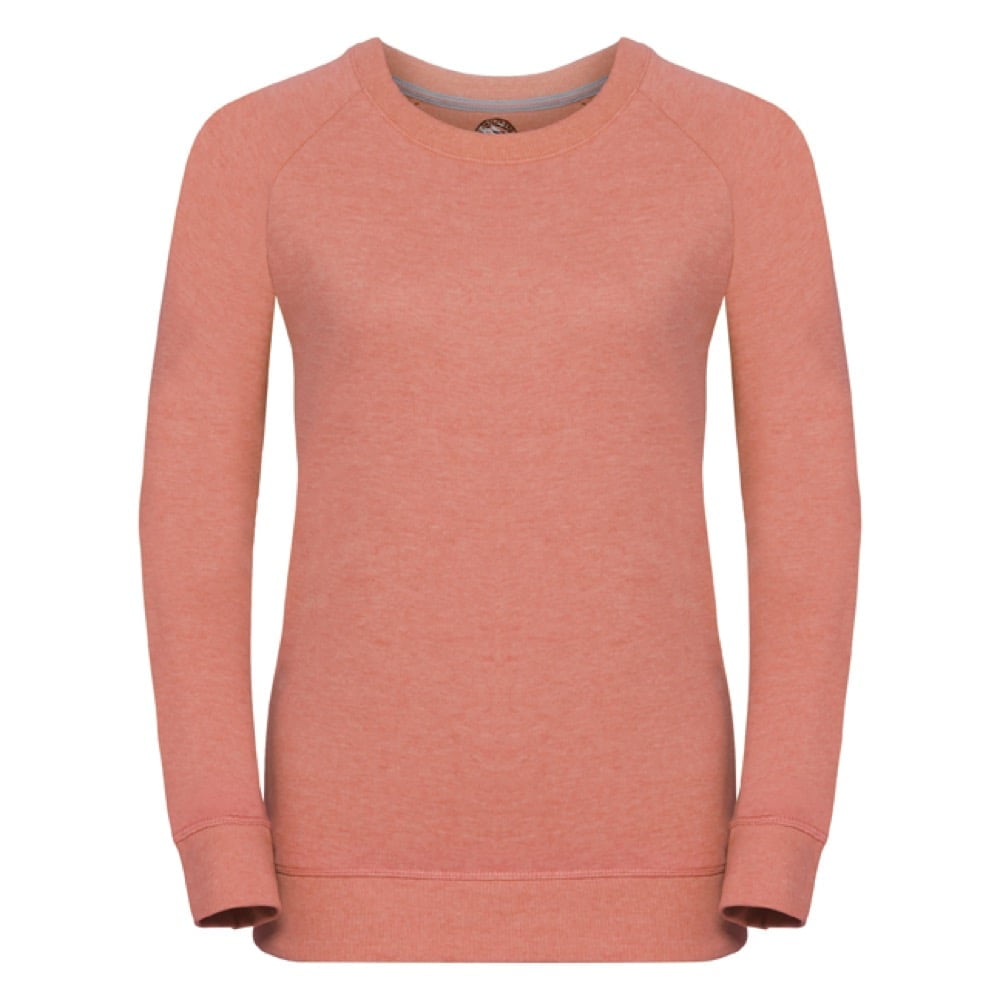 Bluzy - Damska bluza Crewneck HD - Russell R-280F-0 - Coral Marl - RAVEN - koszulki reklamowe z nadrukiem, odzież reklamowa i gastronomiczna