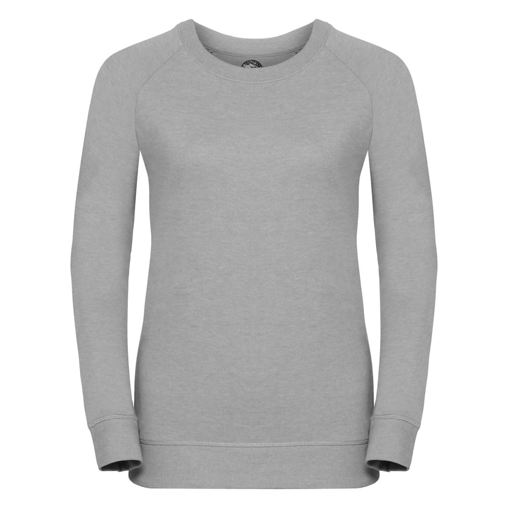 Bluzy - Damska bluza Crewneck HD - Russell R-280F-0 - Silver Marl - RAVEN - koszulki reklamowe z nadrukiem, odzież reklamowa i gastronomiczna