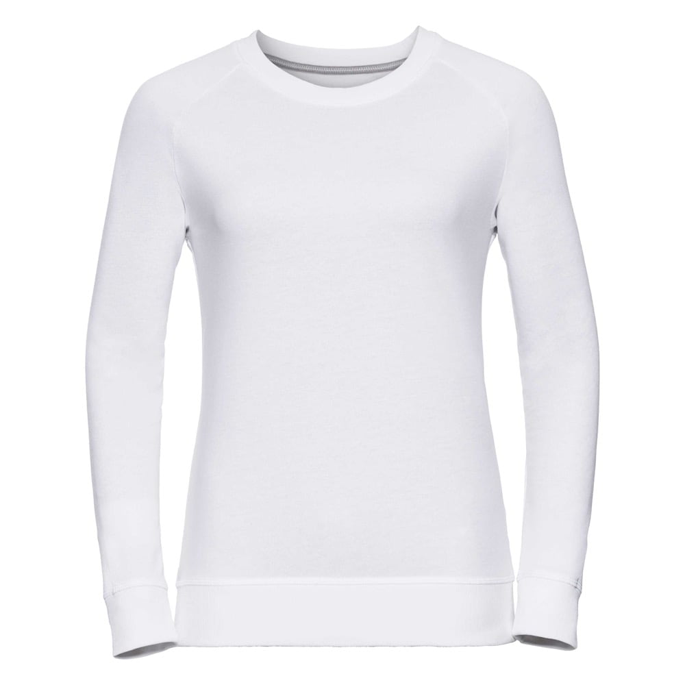 Bluzy - Damska bluza Crewneck HD - Russell R-280F-0 - White - RAVEN - koszulki reklamowe z nadrukiem, odzież reklamowa i gastronomiczna