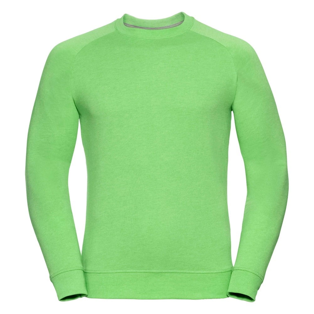 Bluzy - Męska bluza Crewneck HD - Russell R-280M-0 - Green Marl - RAVEN - koszulki reklamowe z nadrukiem, odzież reklamowa i gastronomiczna