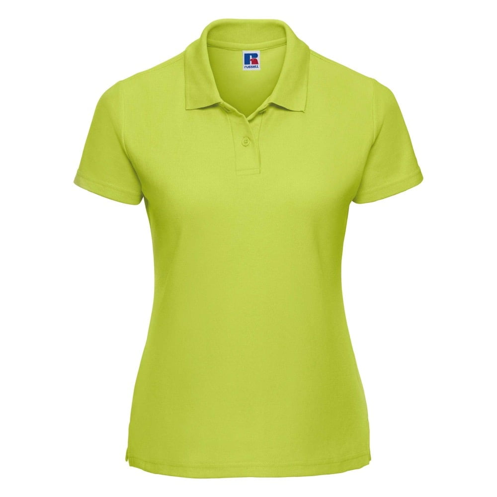 Koszulki Polo - Damska koszulka polo Polycotton - R-539F-0 - Lime - RAVEN - koszulki reklamowe z nadrukiem, odzież reklamowa i gastronomiczna