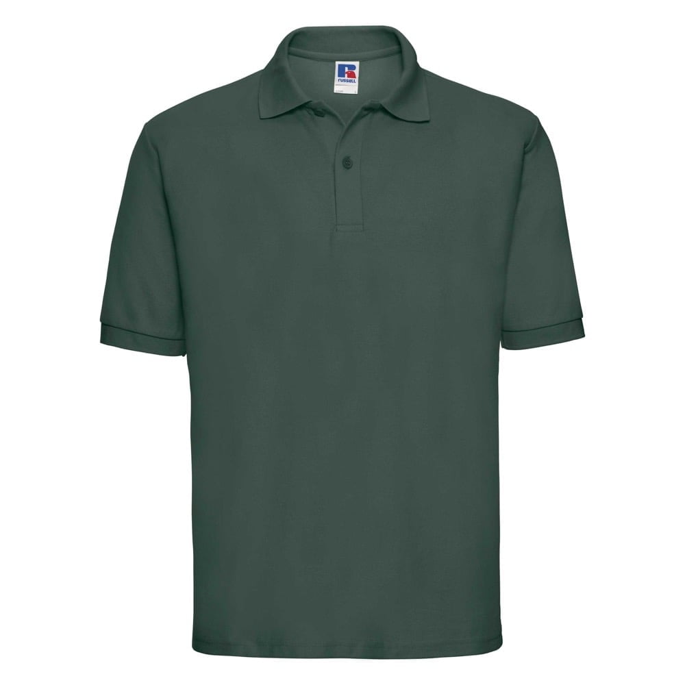 Koszulki Polo - Męska koszulka polo PolyCotton - R-539M-0 - Bottle Green - RAVEN - koszulki reklamowe z nadrukiem, odzież reklamowa i gastronomiczna