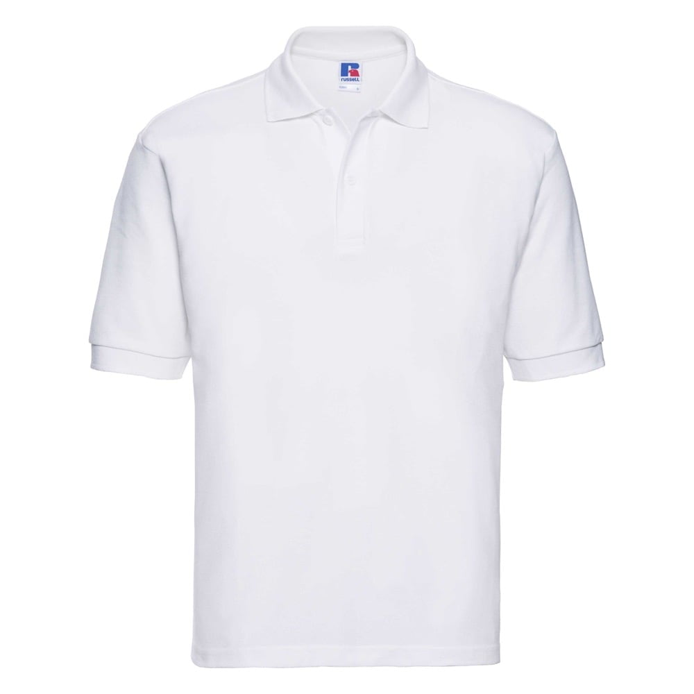 Koszulki Polo - Męska koszulka polo PolyCotton - R-539M-0 - White - RAVEN - koszulki reklamowe z nadrukiem, odzież reklamowa i gastronomiczna