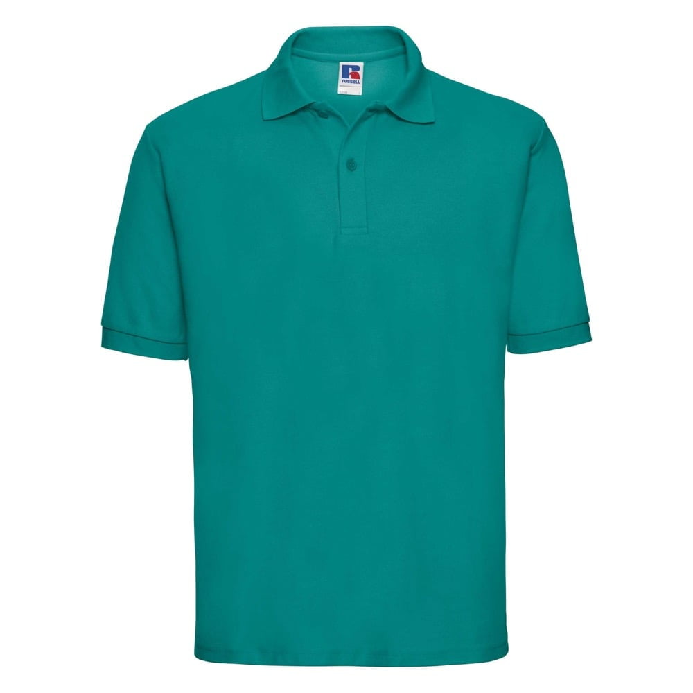 Koszulki Polo - Męska koszulka polo PolyCotton - R-539M-0 - Winter Emerald - RAVEN - koszulki reklamowe z nadrukiem, odzież reklamowa i gastronomiczna