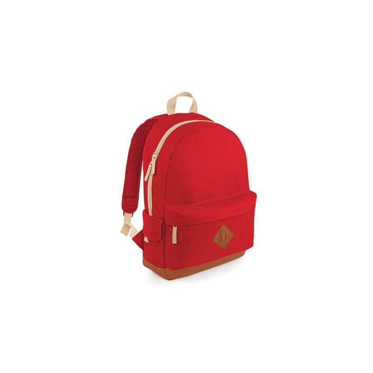 Torby i plecaki - Heritage Backpack - BG825 - Red - RAVEN - koszulki reklamowe z nadrukiem, odzież reklamowa i gastronomiczna